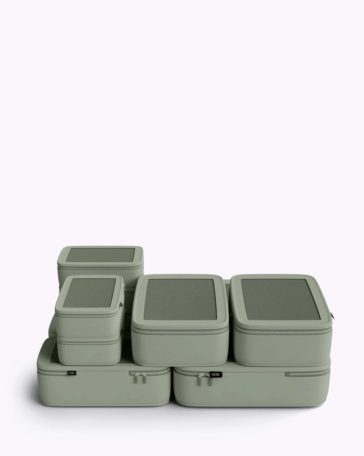 Compressible Packing Cubes (6 Pieces) Compressible Packing Cubes (6 Pieces) - Sage