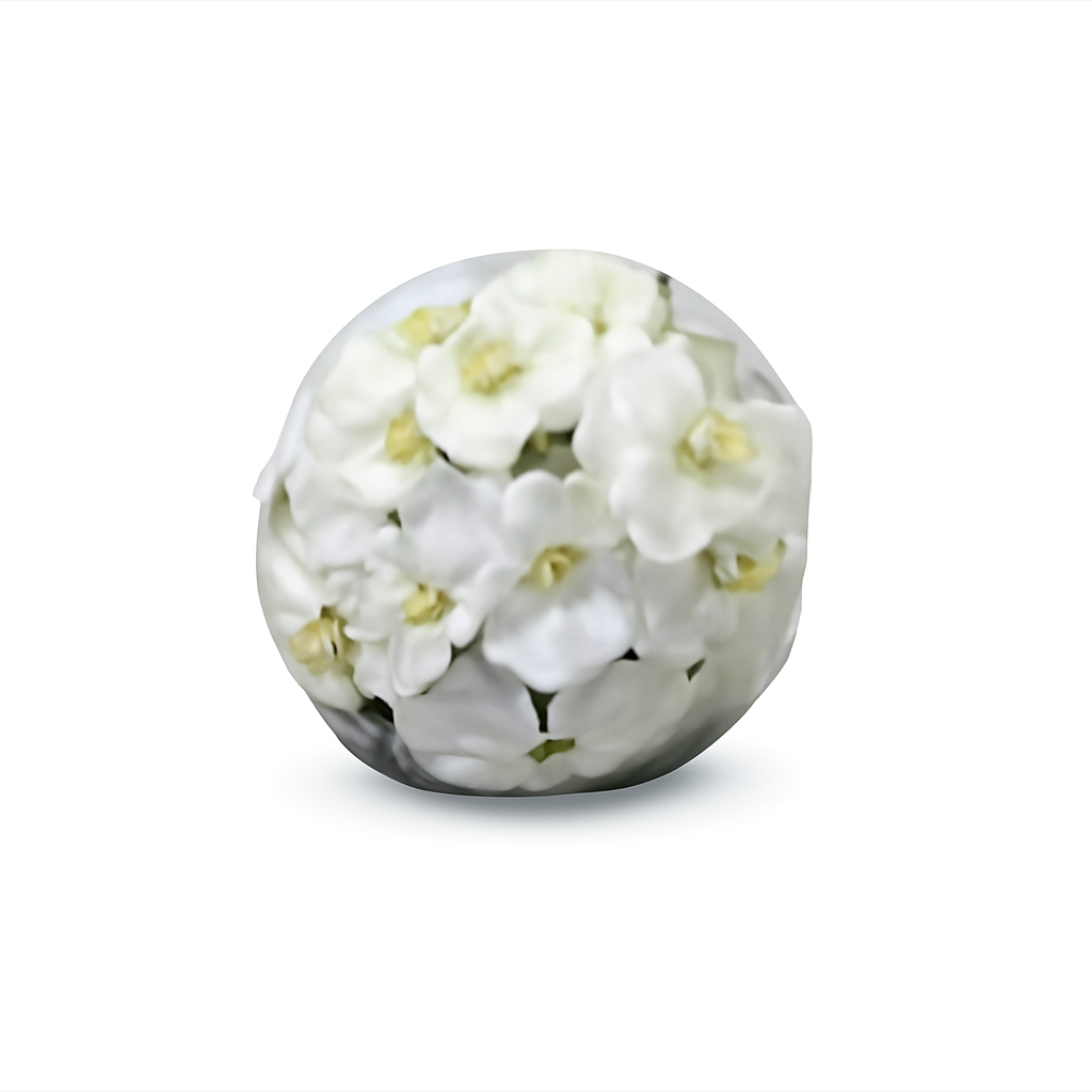 Vase 30cm avec orchidées blanches
