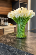 Callas cylindre en verre 25cm