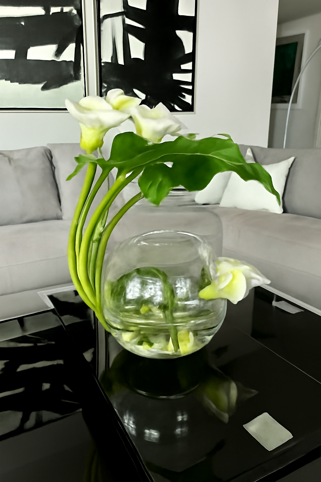 Vase avec callas
