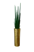 Cône martelé en acier inoxydable 70 cm avec grande herbe serpent