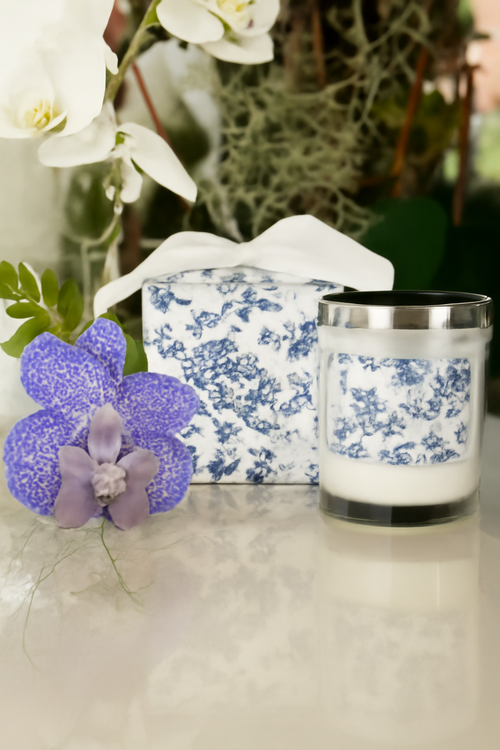 Bougie parfumée blanche 11 oz.