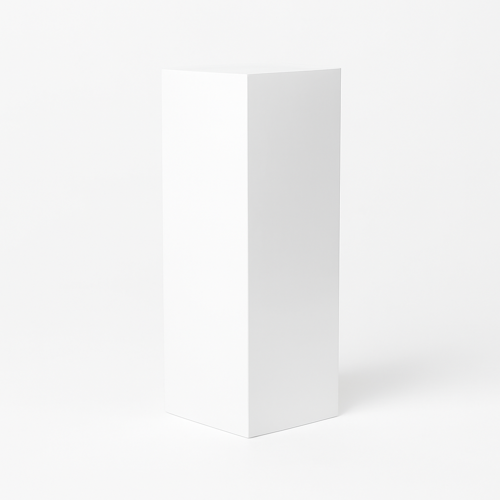Vase en fibre de verre blanc