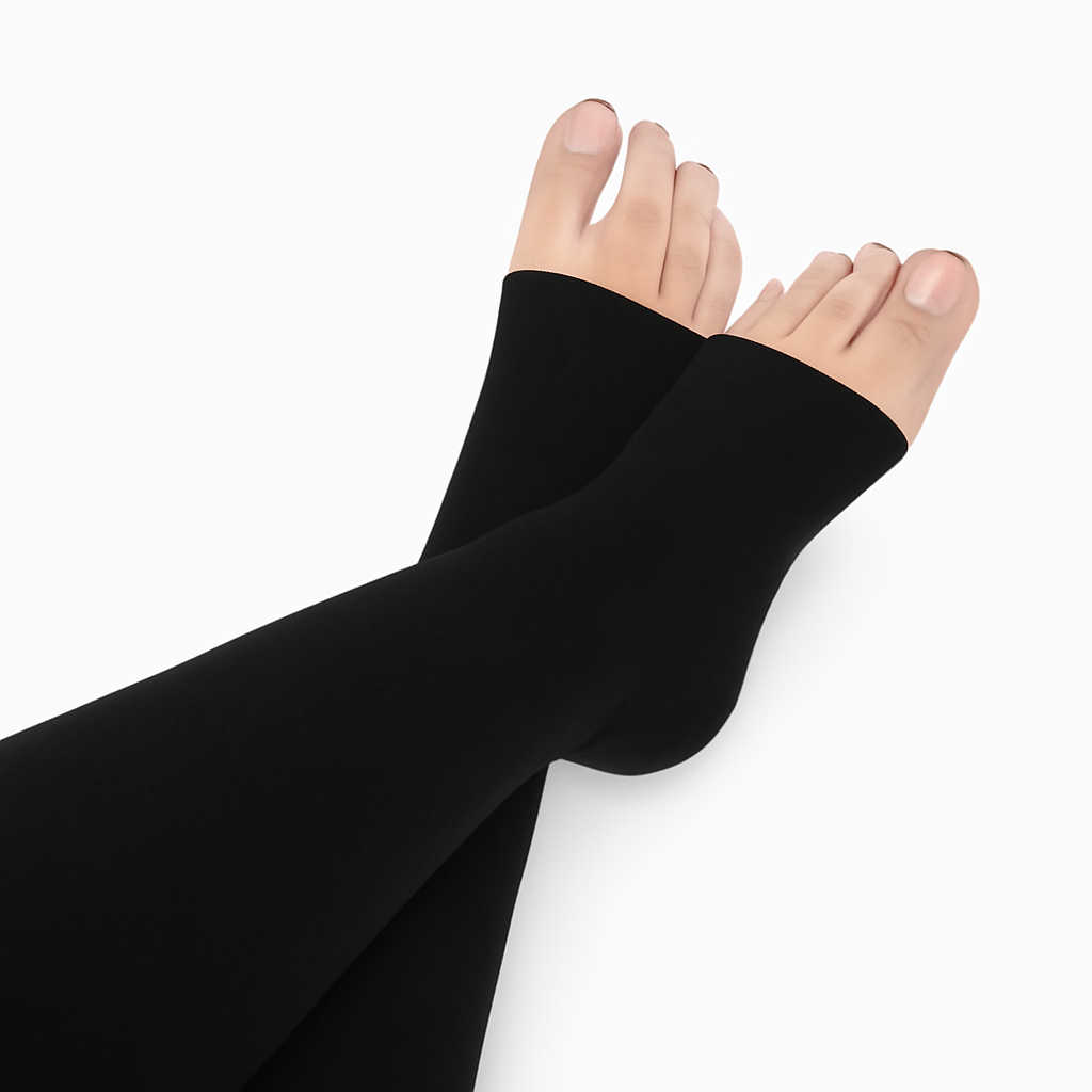 Wide Toeless Compression Socks Bamboo